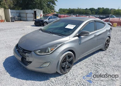 2011 Hyundai Elantra Limited (Ulsan Plant) из США, поврежденный, VIN KMHDH4AE4BU135582